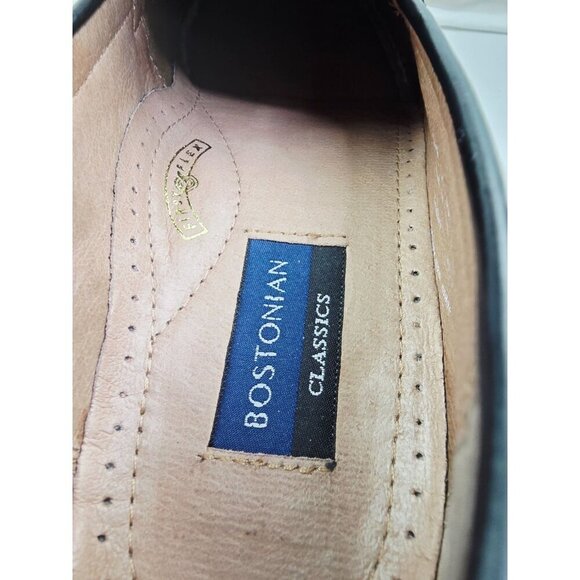 Bostonian Classics First Flex 9M Mens Black Leather Wingtip Tassel Kilt Loafers main image 2